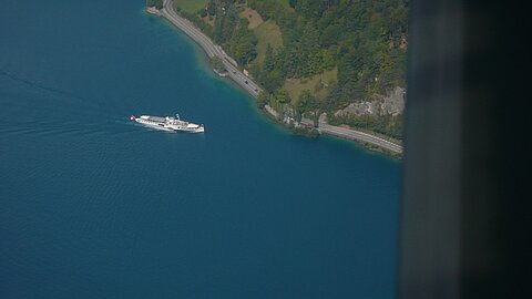 Raddampfer auf dem Thunersee.