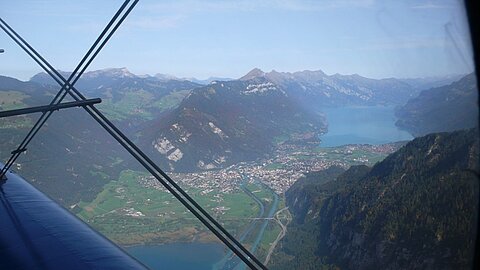 Herrlicher Blick in Richtung Brienzersee.