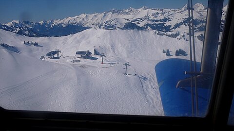 Skistation südlich vom Rinderberg.