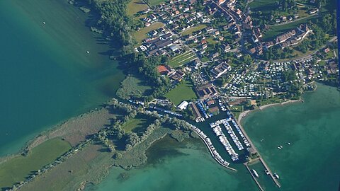 Zielort, Erlach.