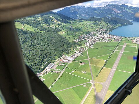 Flugplatz Buochs.