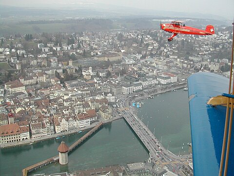 CASA-Bücker über Luzern.