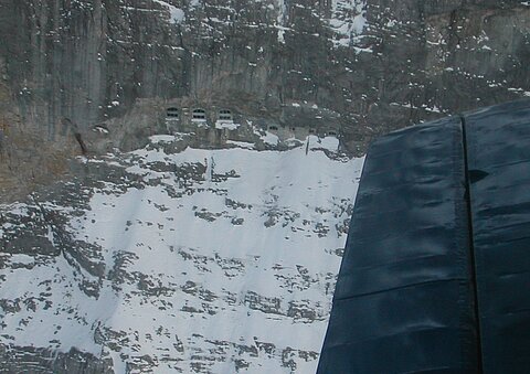 Fenster in der Eigernordwand.
