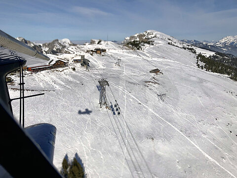 Bergrestaurant am Niederhorn.