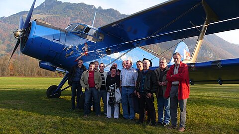 Gruppenbild vor dem Rückflug.