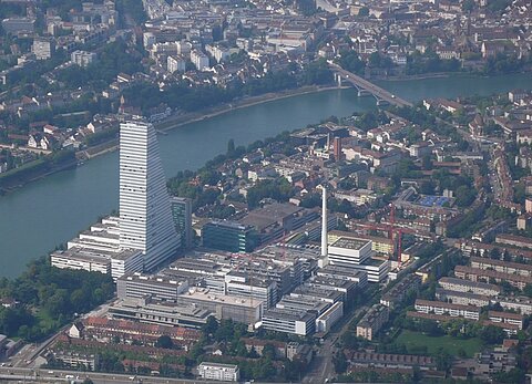 Die Innenstadt Basel.