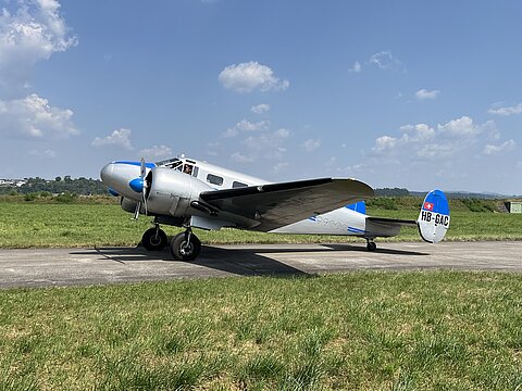 Bereit für den Rückflug.