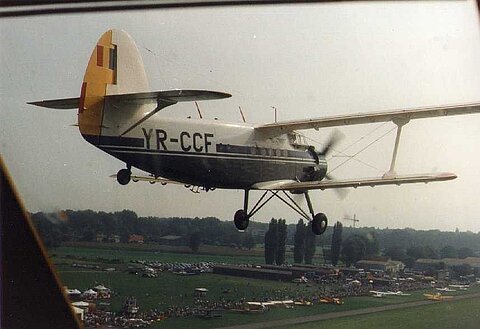 Für kurze Zeit weilte eine rumänische An-2 in der Schweiz.