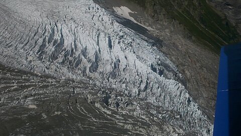 Gletscherzunge am Grindelwald gletscher.