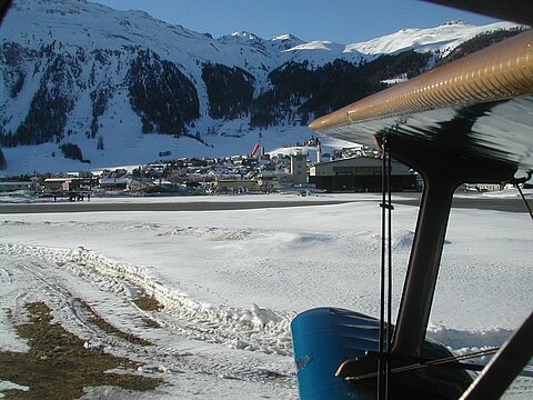 Das idyllische Dorf Samedan.