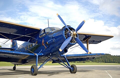 AN-2 bereit für ein Vereinsflug.