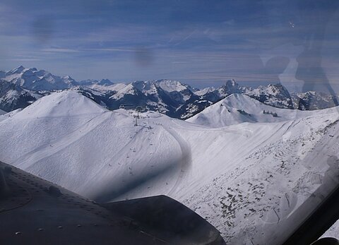 Skigebiet von Zweisimmen.