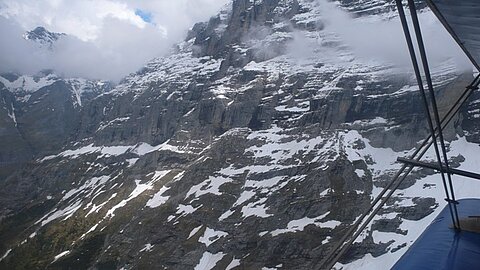 Am Fusse der Eigernordwand.