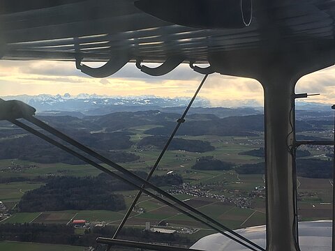 Gantristkette im Sonnenlicht.