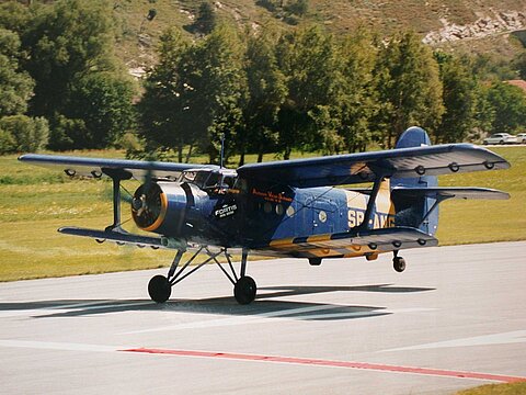 Kurzstart der An-2.