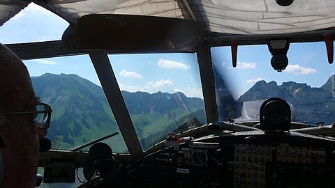Zwei Alpenflüge 10.7.2016