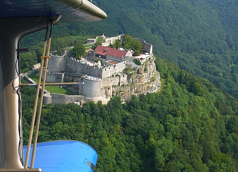 Grösste Burgruine Süddeutschlands bei Neuffen.