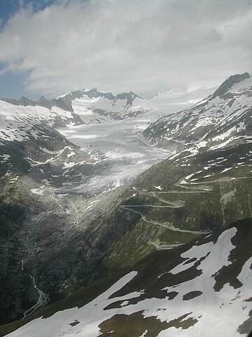 Rhonegletscher.