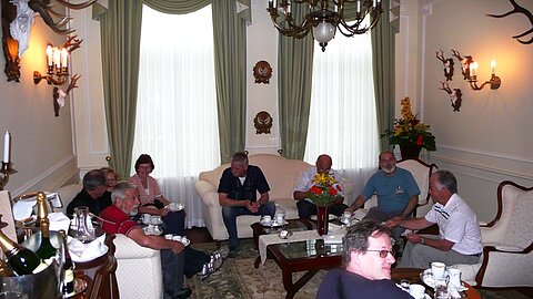 Wir gönnen uns eine Kaffee-Pause.