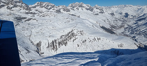 Blick in Richtung Andermatt.