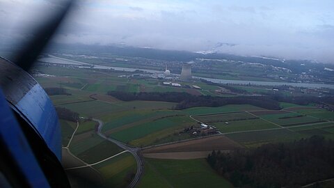 Kernkraftwerk Leibstadt wurde die Sicht wieder besser.