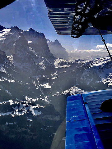 Wetterhorn und Eiger.
