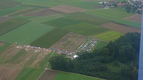 Hornussen in der Nähe von Herzogenbuchsee.