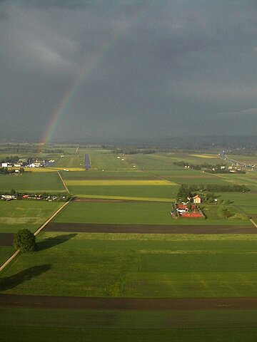 Im Anflug auf Grenchen.