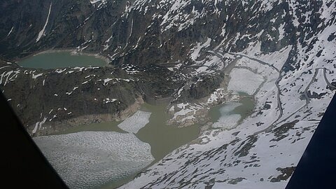 Passhöhe Grimsel.