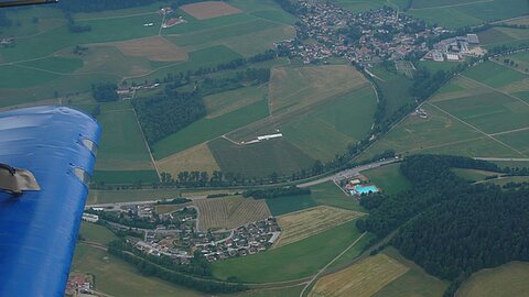 Flugplatz Môtier.