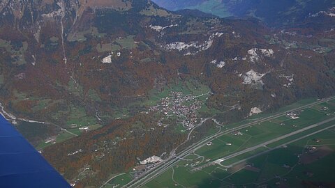 Flugplatz Meiringen.