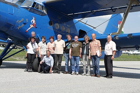 Ein letztes Gruppenbild vor der langen Reise.
