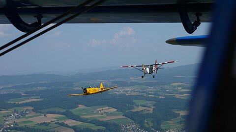 Aus Sicht des Co-Piloten.