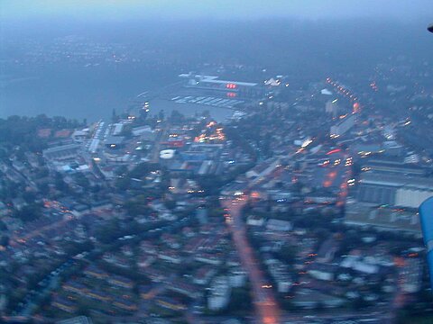 Lichterkete der Stadt Biel.