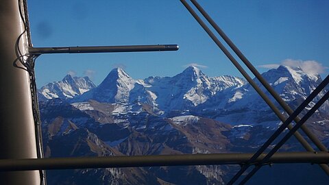 Bestens bekannt Eiger, Mönch und Jungfrau.