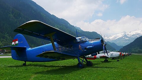 In Ambri angekommen.