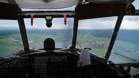 Im Anflug auf Langenthal.