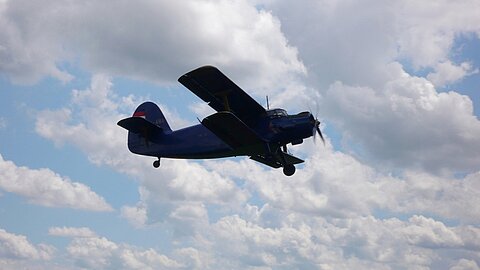 Start der Anna zum Vereinsflug.