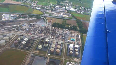 Oelraffinerie in Cressier.
