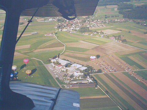 Ein Blick auf das Festgelände.