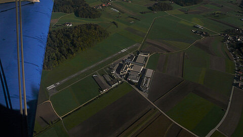 Flugplatz Langenthal.