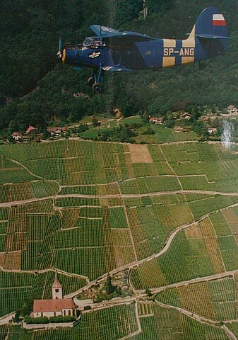 Über dem Ligerzer-Kirchlein.