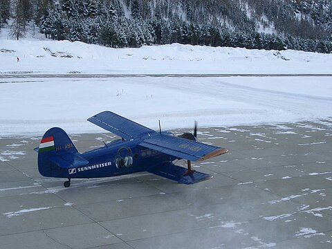 Die Antonov startklar.