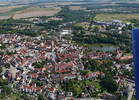 Idyllische Kleinstadt.