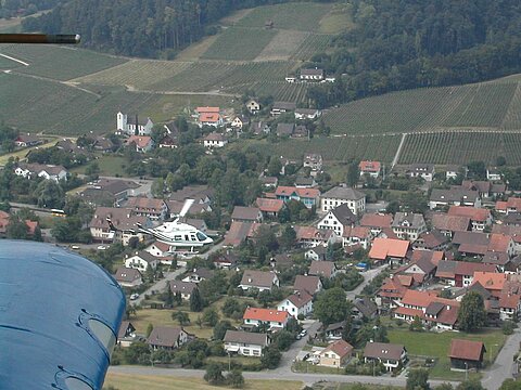 Helikopter in Formation.