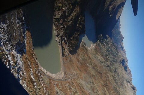 Blick das Haslital hinab.