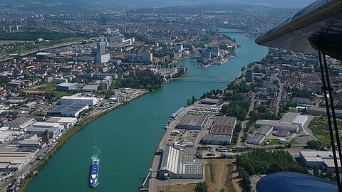 Nochmals ein letzter Blick auf den Rhein.