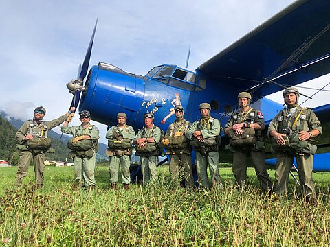 Bereitstellung vor dem Abflug nach Triengen.