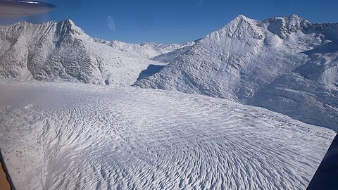 Aletschgletscher mit Eggishorn.
