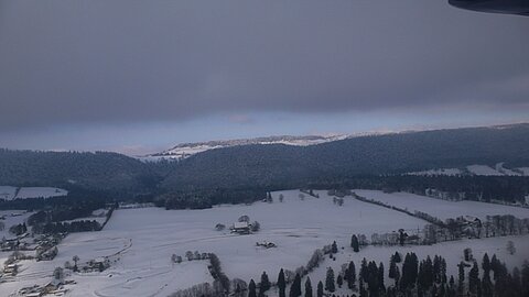 Wir lassen die Sonne hinter uns.